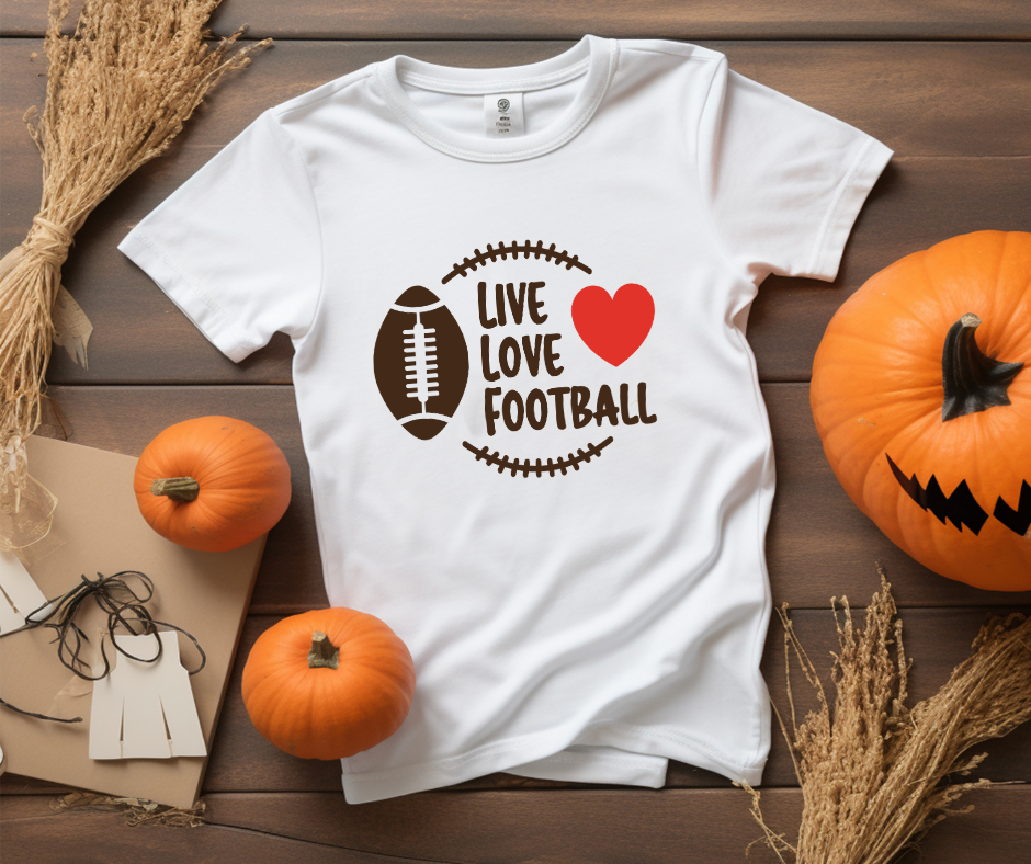 Live, Love, Football Shirt